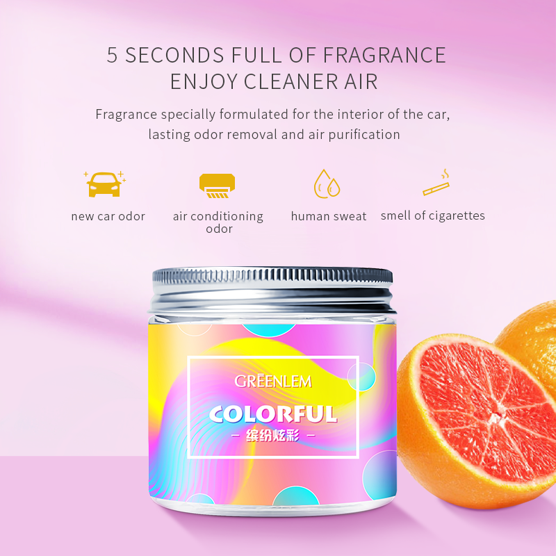 Colorful Air Freshener Long-Lasting Scent  Car Arometherapy 