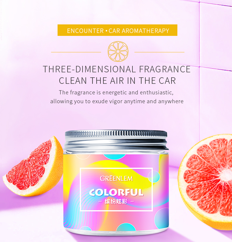 Colorful Air Freshener Long-Lasting Scent  Car Arometherapy (pic1)