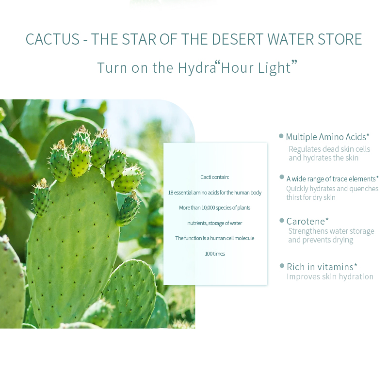 Plant grow Cactus Light Hydration High Moisturizing Cream,Boost skin hydration,Locks in moisture for Men and Women