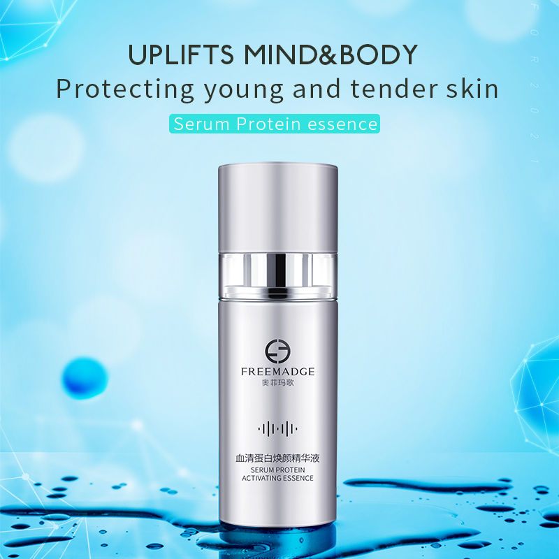 Freemadge Serum Protein Renewal Serum for Dry Skin, Moisturize the Face, Brightens Skin for men and women