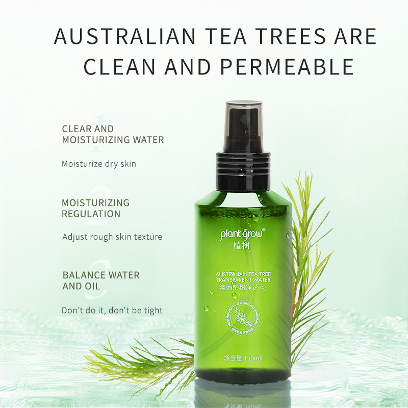 Plant grow Australian Tea Tree Water For Oily Skin,No  Alcohol,Soothes the skin for Men and Women