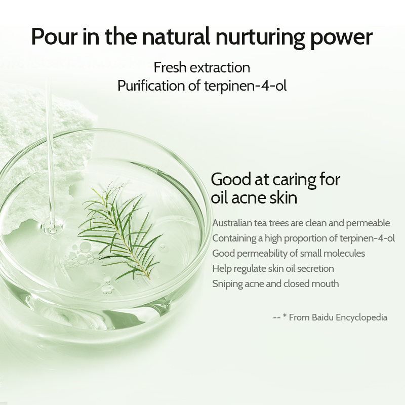 Plant grow Australia Tea Tree Oil Clarifying Set for Acne-Prone skin,Avoid over cleansing for Adult(pic4)