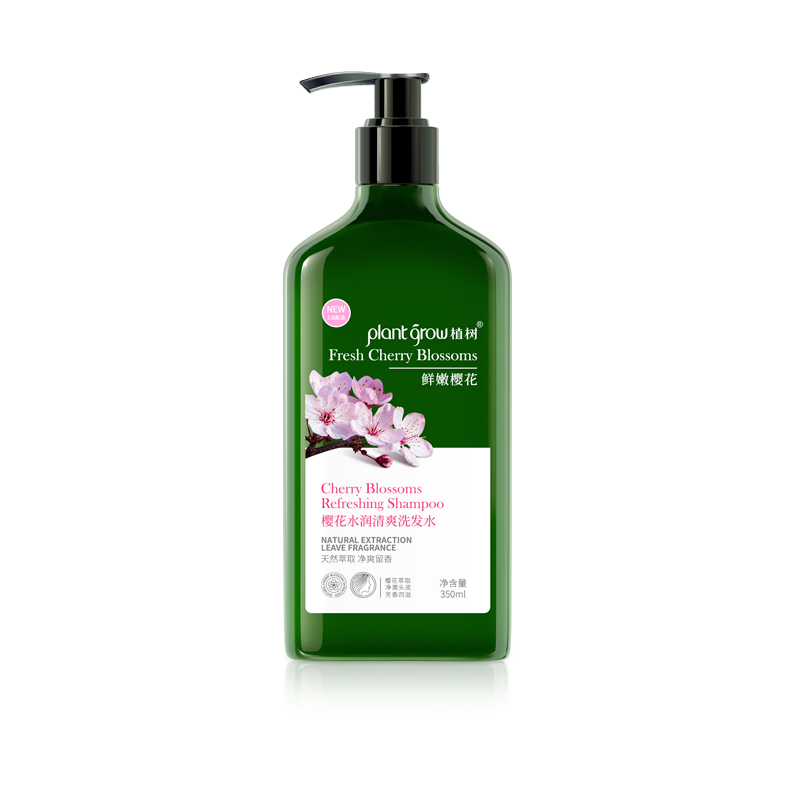 plant grow cherry blossom hydrating refreshing shampoo for D