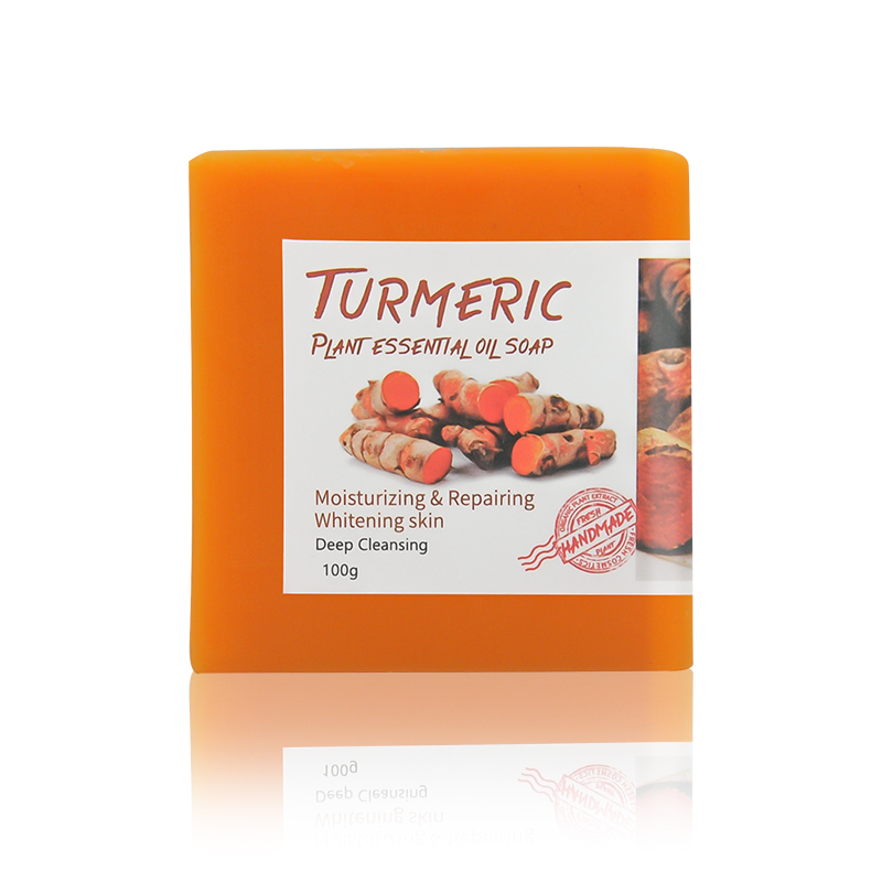 Handmade Greenlem Turmeric Essential Oil Soap for women and 