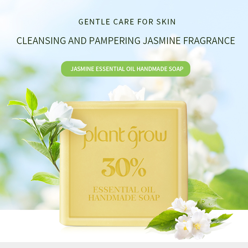 plant grow plant jasmine essential oil handmade soap Facial 