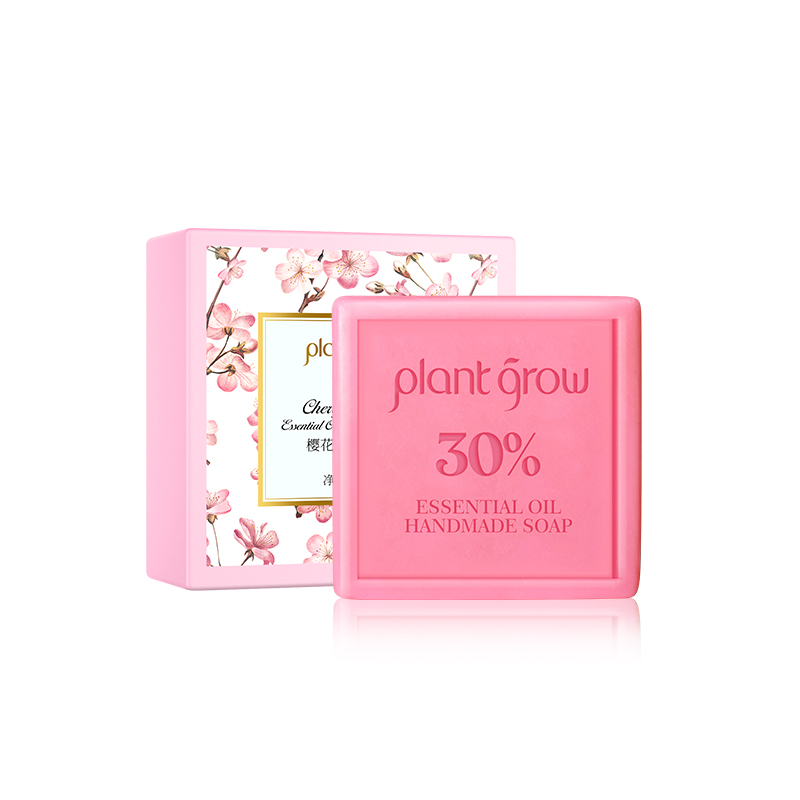 plant cherry blossom essential oil handmade soap Tightening 