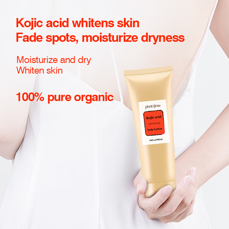 OEM Plant Grow Kojic Acid Body Lotion for whitening skin