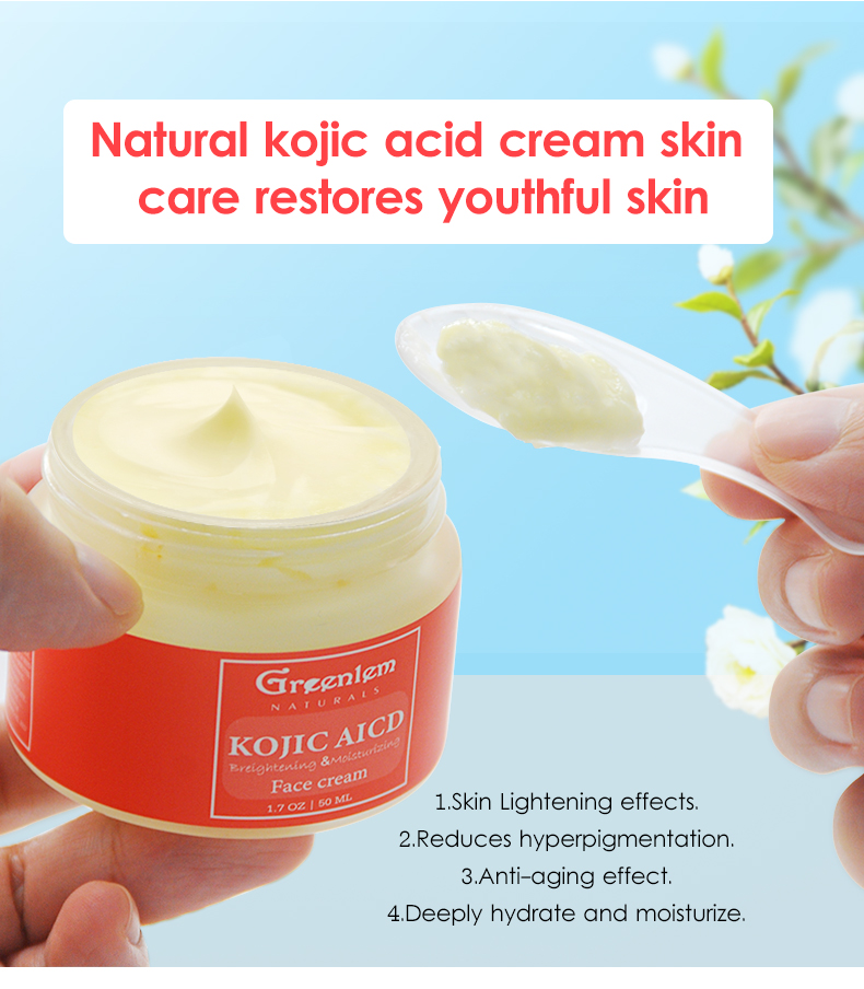 Greenlem Kojic Acid Face Cream for cosmetics customers