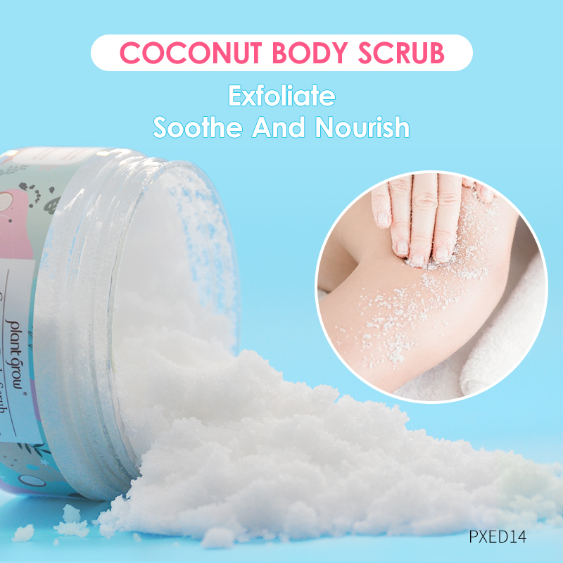 Plant Grow Coconut Body Scurb Powerfully Exfoliation Scurb Peeling Scurb