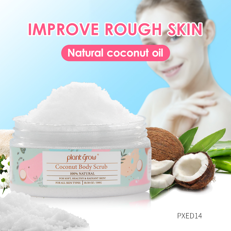 Plant Grow Coconut Body Scurb Powerfully Exfoliation Scurb Peeling Scurb