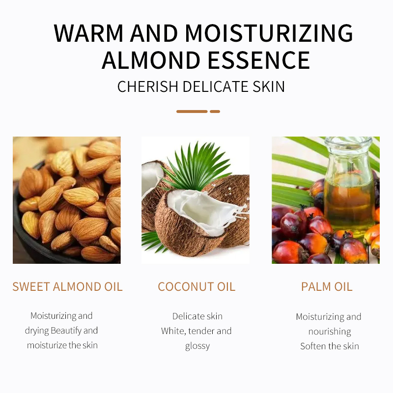 Sweet Almond Oil Nourish & Soften, Promotes Healthy Looking Skin and Hair