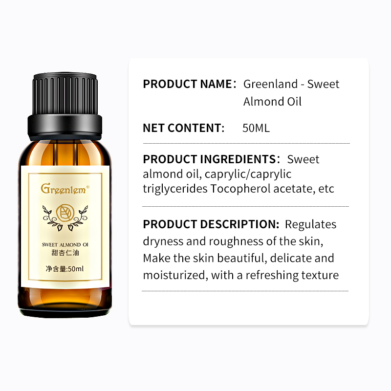 Sweet Almond Oil Nourish & Soften, Promotes Healthy Looking Skin and Hair