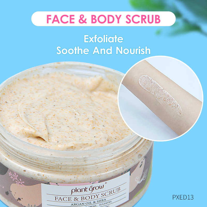 Plant Grow Face&Body Scurb for skin care women and men