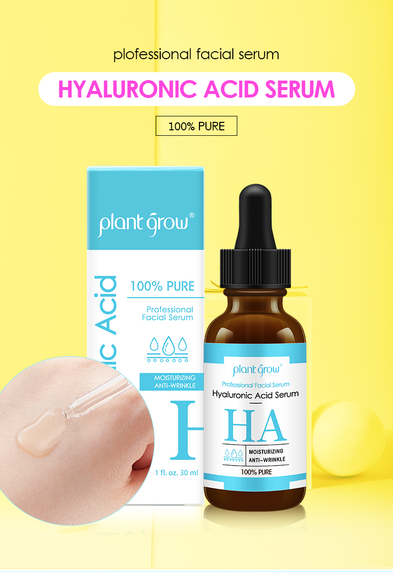 Plant Grow Hyaluronic Acid Serum Face Essence Oil