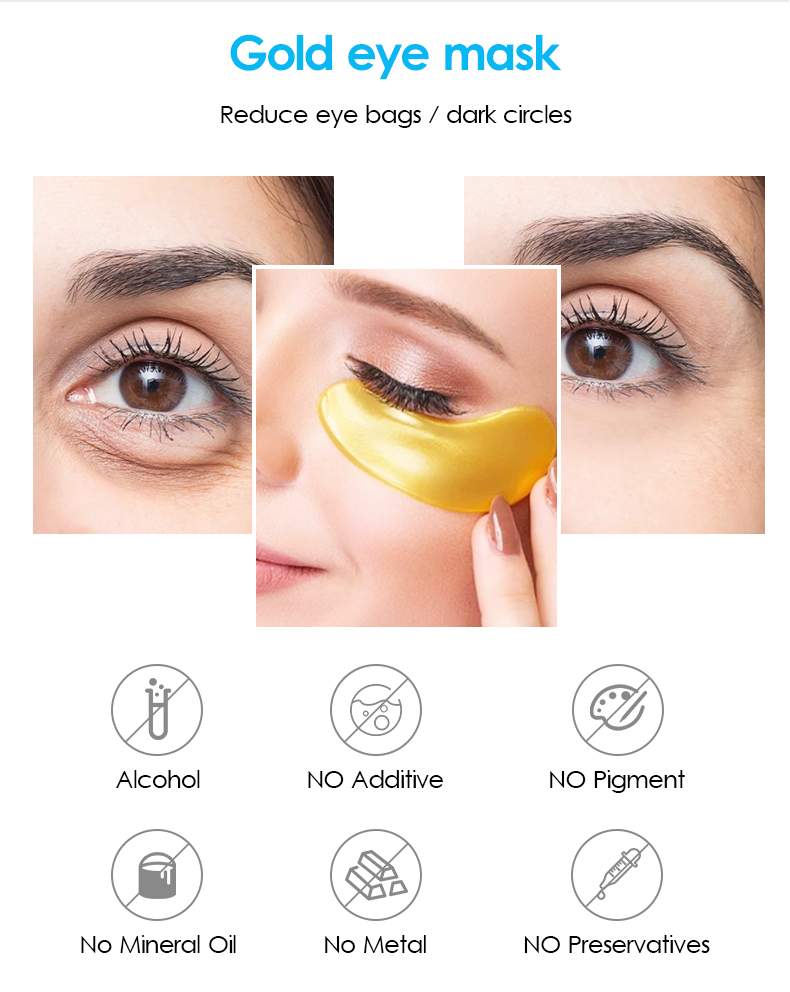 Gold Eye Mask Eye Care Protector Mask