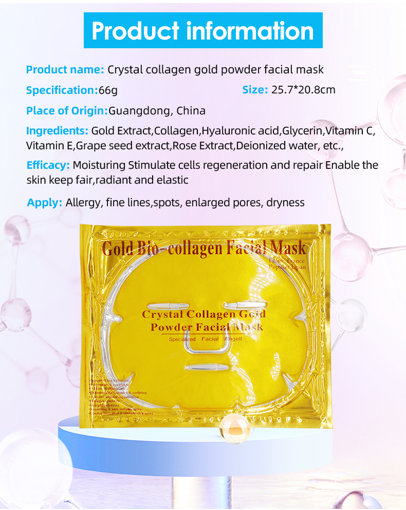 Gold Mask Face Mask for women and men