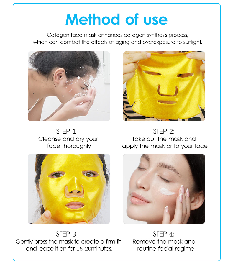 Gold Mask Face Mask for women and men