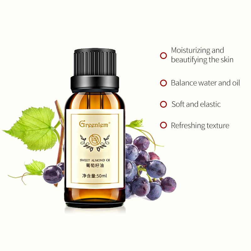 Grapeseed Oil, Pure & Natural Massage and Carrier Oil, Skin Care for Sensitive Skin, Light Silky Moisturizer for All Skin Types 