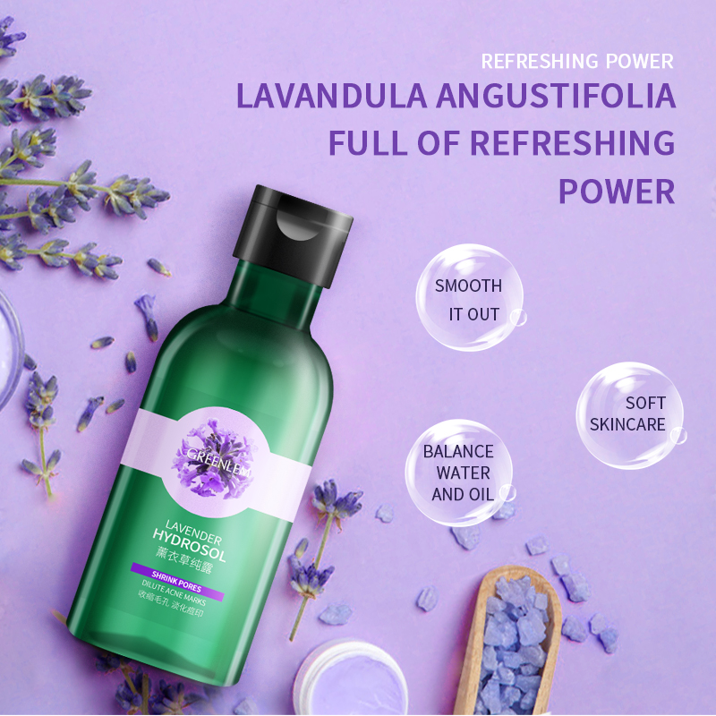 Lavender Floral Water Hydrosol, Facial Toner, Aromatherapy, Skincare Set