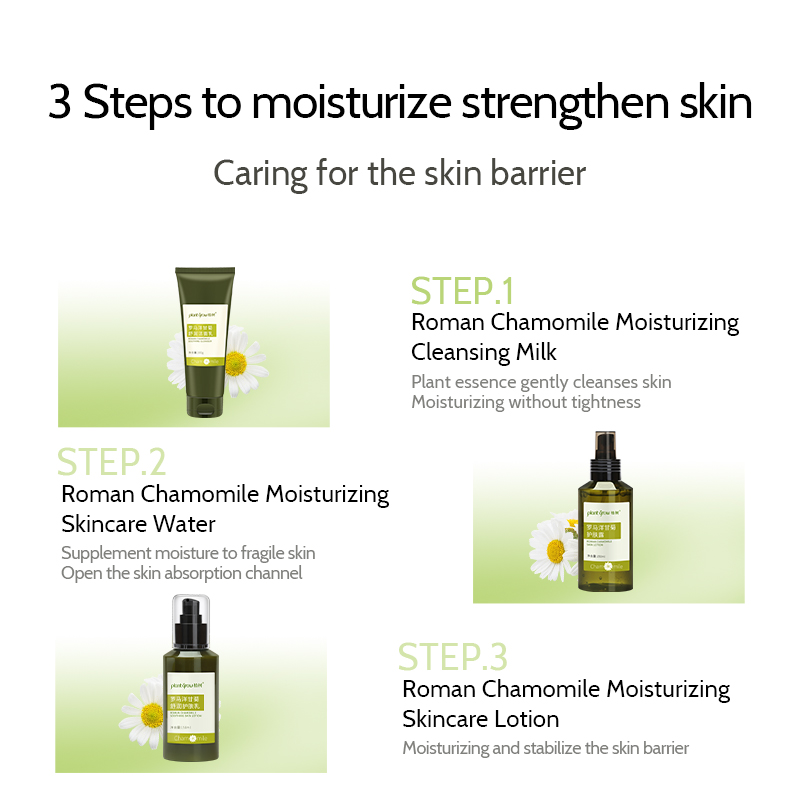 Roman chamomile Moisturizing Box Set for Face Cleansing