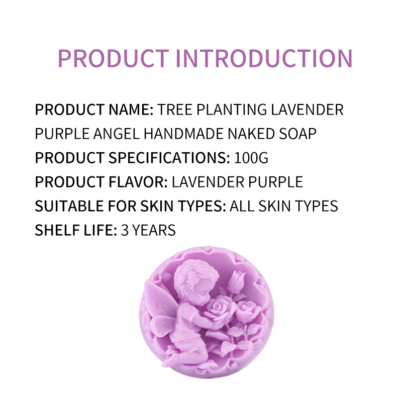 Plant Grow Lavender Purple Angel Handmade Soap(pic6)