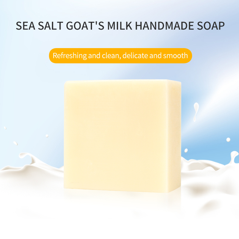 Plant Grow Sea Salt Goat Milk Handmade Soap for skin smoothing(pic1)