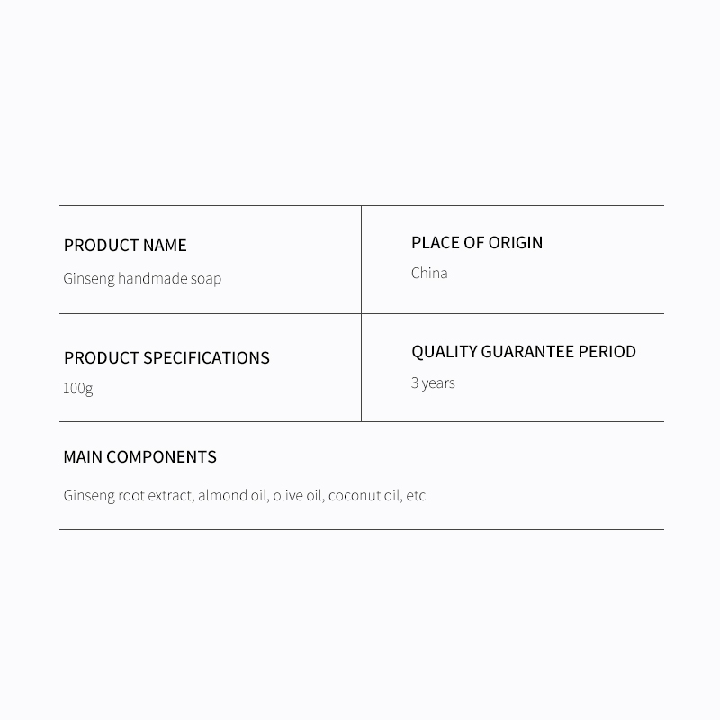 Plant Grow Ginseng Handmade Soap for skin smoothing(pic6)