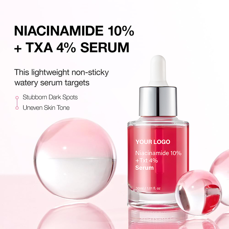 Private Label Korean Glass Skin Nicotinamide Hyaluronic Acid Whitening and Brightening Face Essence 30ml(pic4)