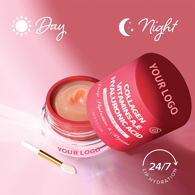 Wholesale Overnight Lip Treatment Lip Mask with Collagen for line patch sleeping butter oil balm(pic6)