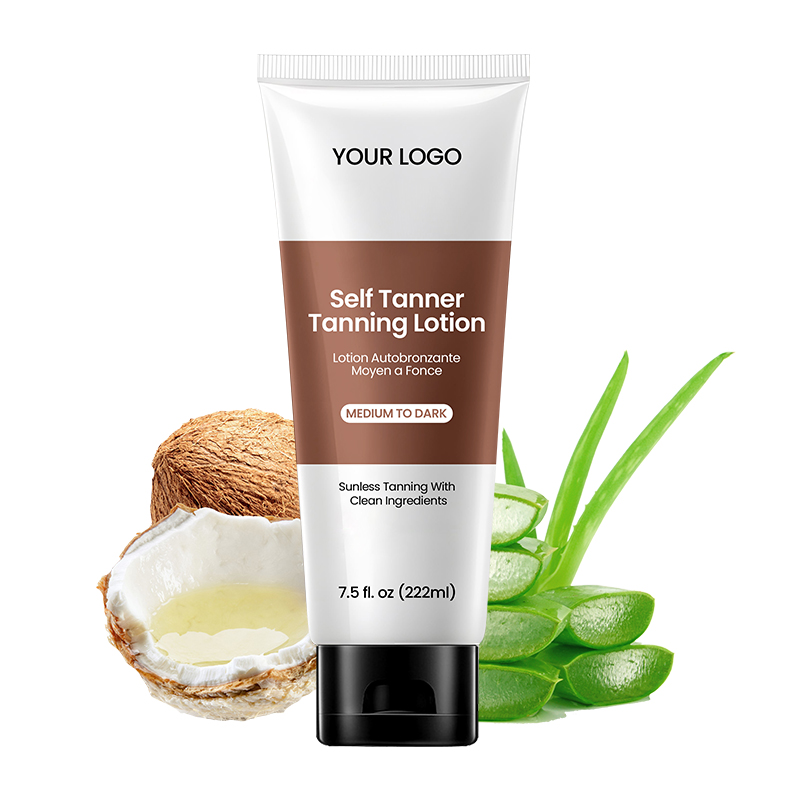 Manufactory Wholesale Made with Natural & Organic Ingredients, Streak-Free Face Tan, Medium to Dark, Self Tanner Cream