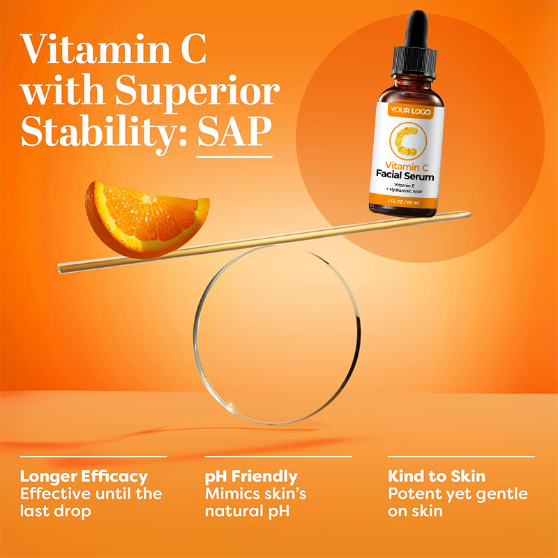 Natural Vitamin c hyaluronic Acid Whitening, Moisturizing, firming and Smoothing Fine Lines Essence