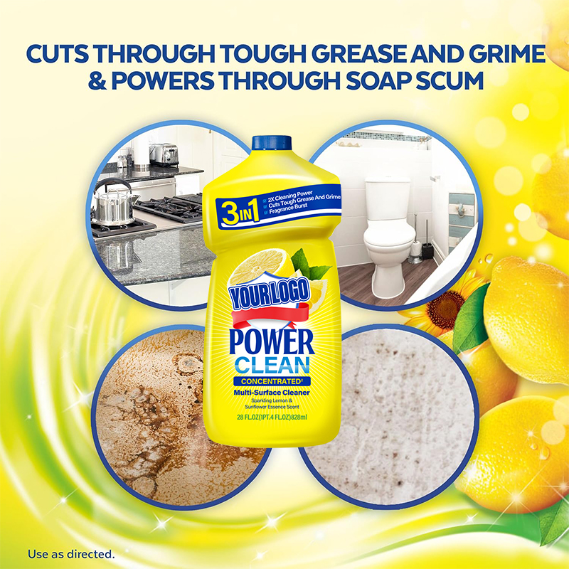 Lemon & Sunflower Essence scent Power Clean Multi-Surface Cleaner