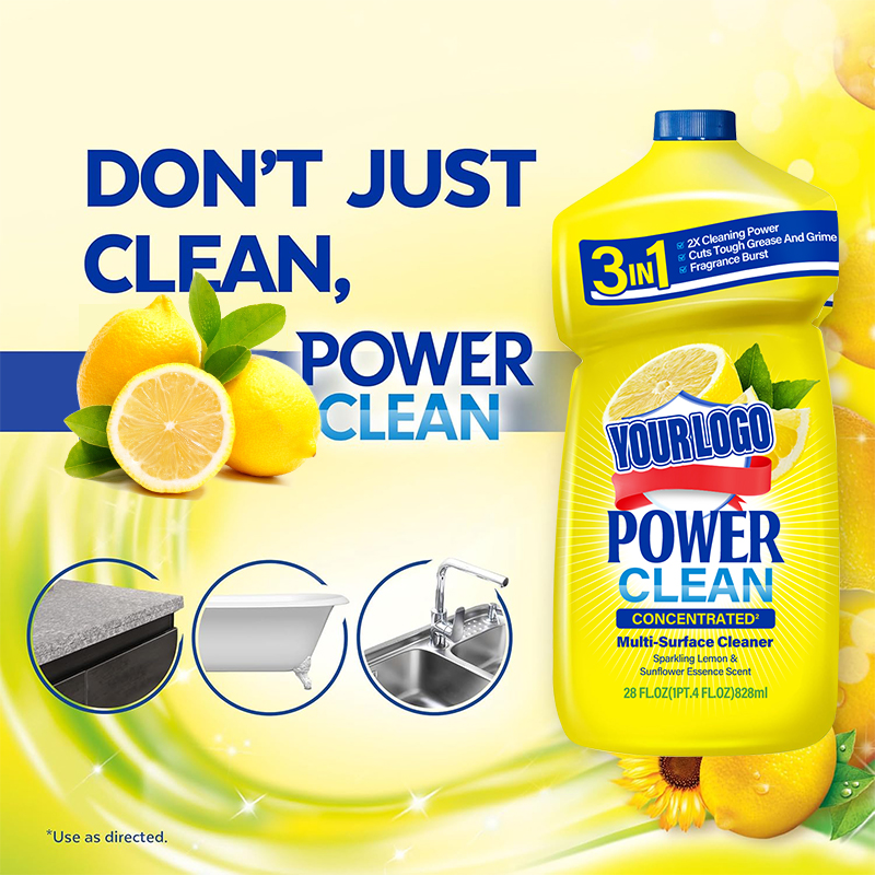 Lemon & Sunflower Essence scent Power Clean Multi-Surface Cleaner