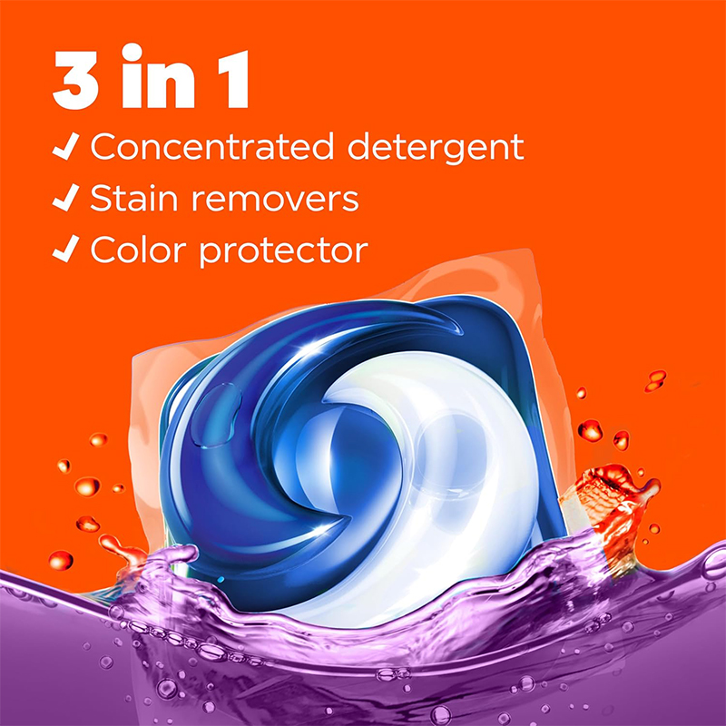 Powerful 3-in-1 Liquid Laundry Detergent PODS 