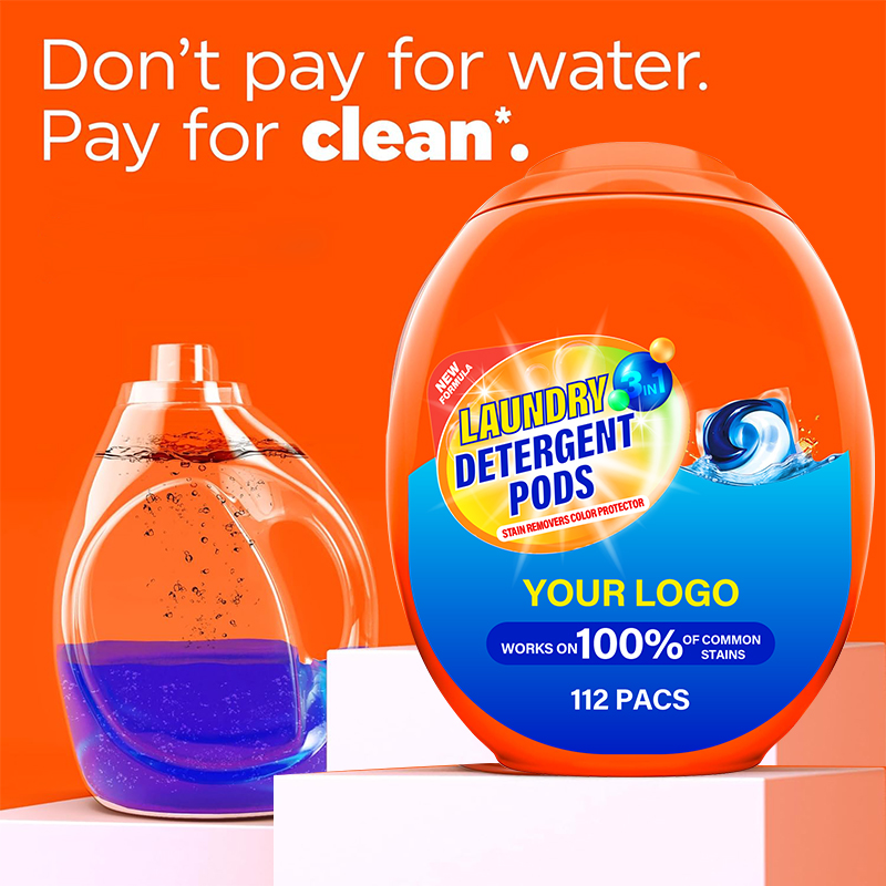 Powerful 3-in-1 Liquid Laundry Detergent PODS 