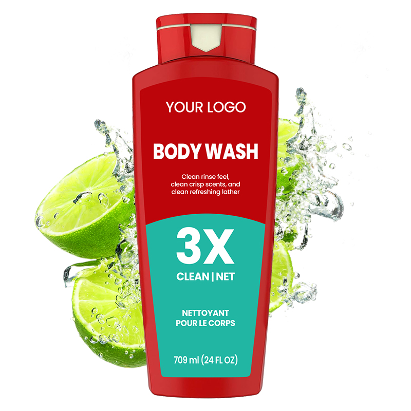 Deep Clean Men'S Body Wash With Lemon Refreshing Sport Scent