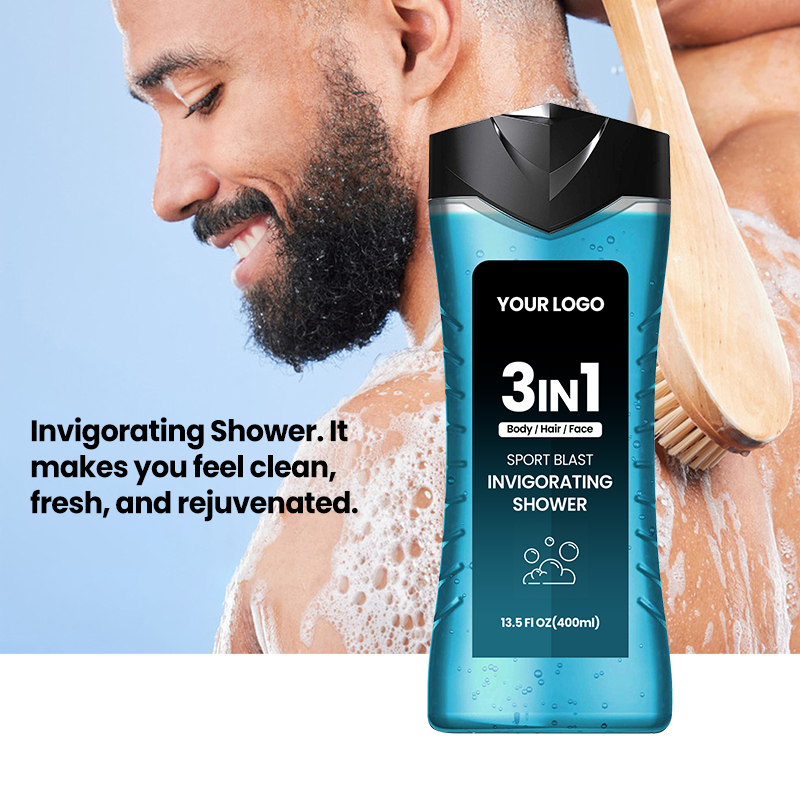 3in1 Sport Blast MenS Body Wash For Long Last Refreshing Cleaning Invigorating Shower Gel(pic2)