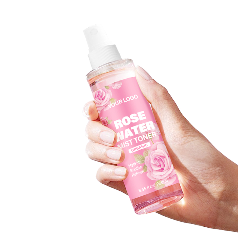 Private Label OEM Rose Water Natural Hydrating Soothing Rose Water Mist Spray