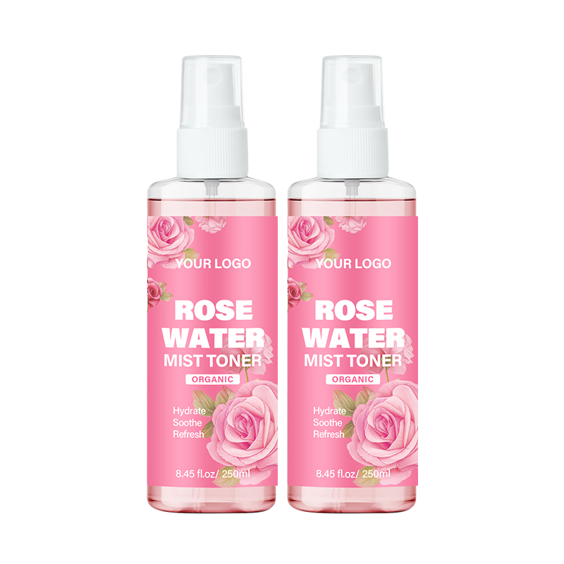 Private Label OEM Rose Water Natural Hydrating Soothing Rose Water Mist Spray