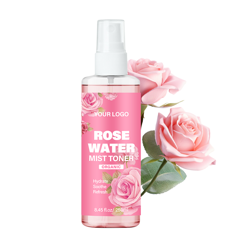 Private Label OEM Rose Water Natural Hydrating Soothing Rose Water Mist Spray