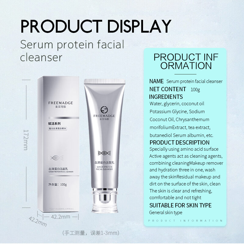 Protein Facial Clean Deep Pore Cleanser Face Wash and Makeup remover(pic2) Protein Facial Clean Deep Pore Cleanser Face Wash and Makeup remover(pic2)