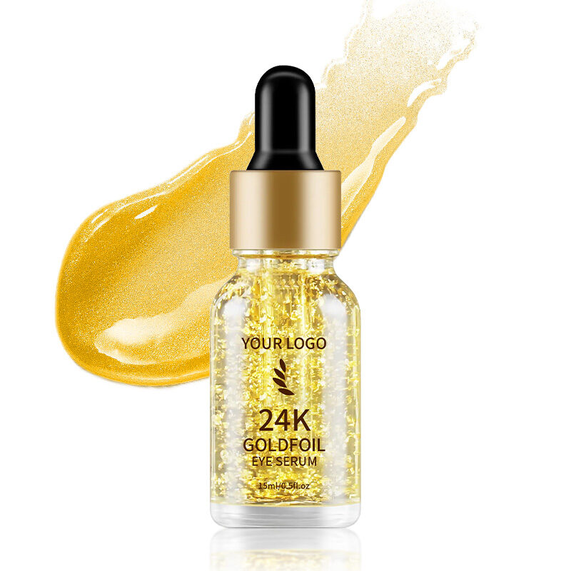 Collagen Eye Serum Skincare Anti Age Skin Products Remove Dark Circles High Quality Gold Foil Eye Serum Beauty Products(pic1)