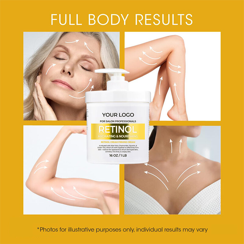 High Quality Retinol and Vitamin C Body Lotion Moisturizing Firming Whitening Lotion for Glowing Skin Lotion Set(pic2)