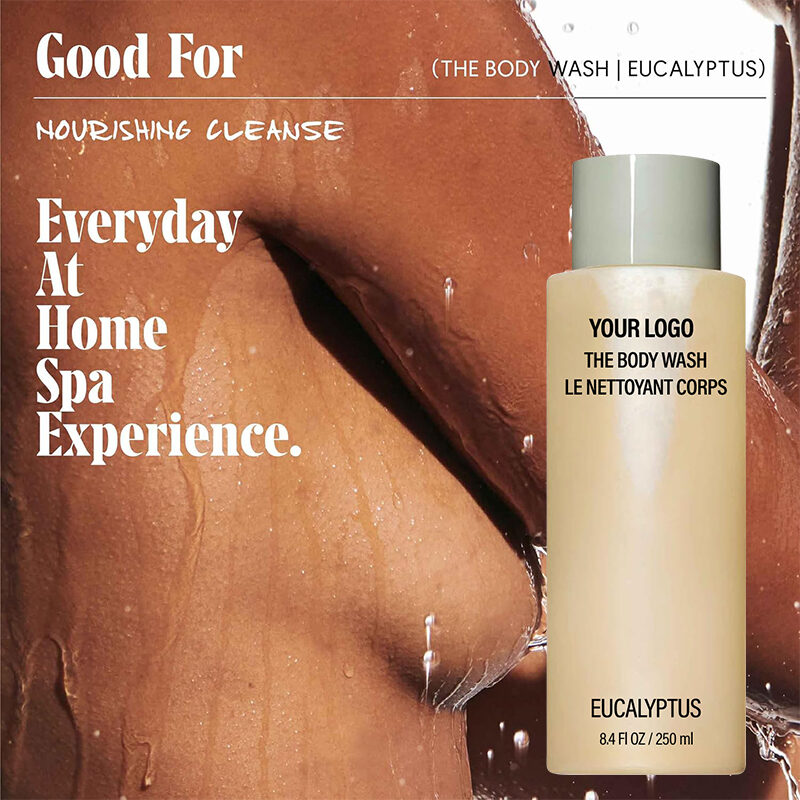 Deep Hydrating Shower Gel Moisturizing Skin Care Body Wash with Pure Eucalyptus Oil Nourishing Exfoliation Luster Sulphate-Free(pic2)