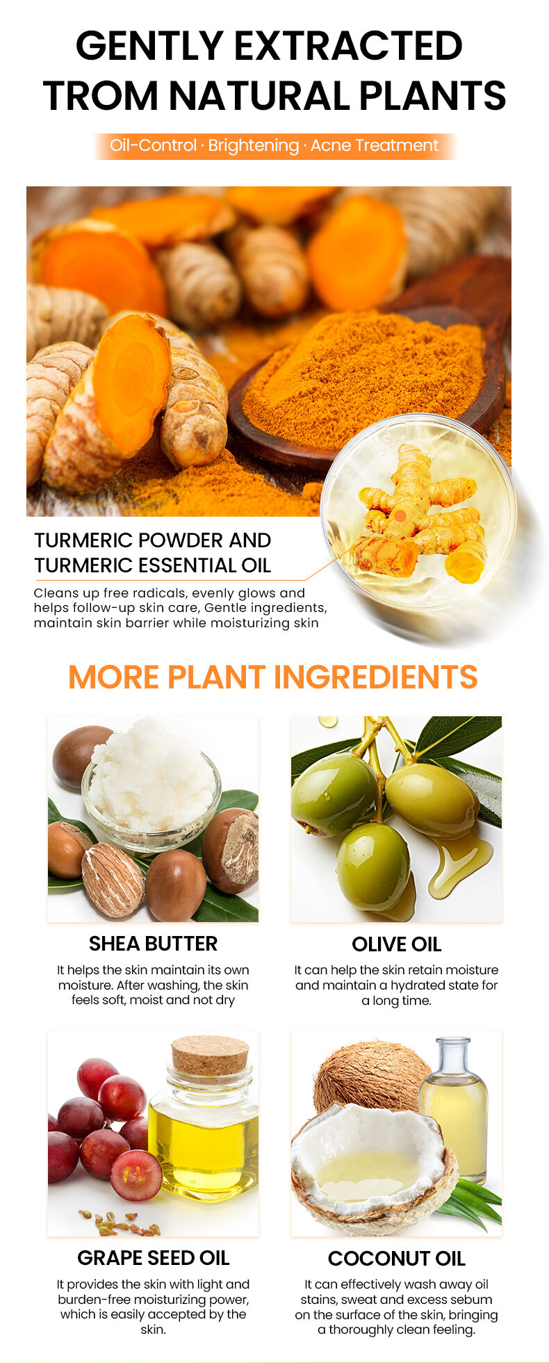 Herbal Natural Turmeric Soap Bar Face Body Brightening Acne Treatment Reduces Dark Spots Oil Control Gentle Cleansing All Skin(pic4) Herbal Natural Turmeric Soap Bar Face Body Brightening Acne Treatment Reduces Dark Spots Oil Control Gentle Cleansing All Skin(pic4)