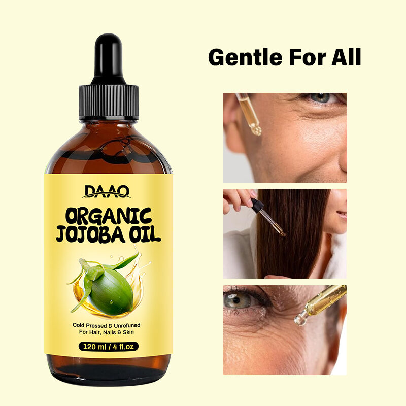 Organic Jojoba Oil 100% Pure Natural - for Hair Growth, Skin & Nails Moisturizer, Conditioning Massage Oil(pic3)