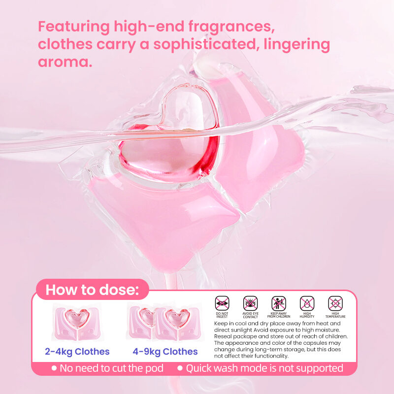 3-in-1 Peach Laundry Pods | Bulk Wholesale | Eco-Friendly Detergent Capsules(pic2)