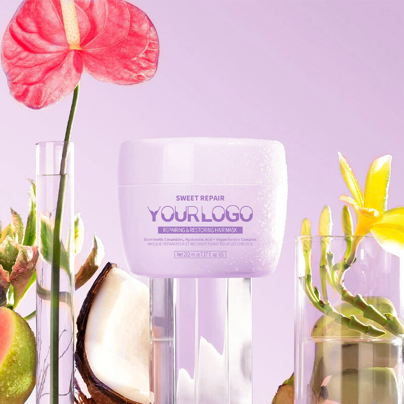 GreenLem High Quality Hyaluronic Acid Nourishing Cream Hair Mask Treatments for Salon Damaged Hair Repair(pic3)