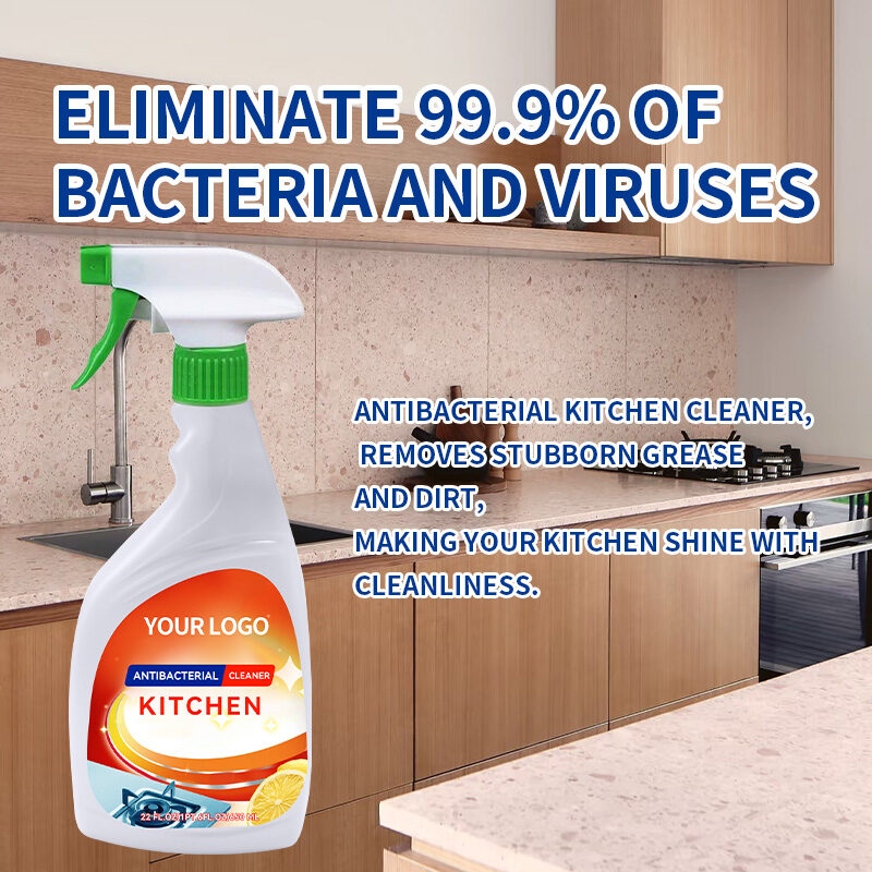 OEM All Purpose Household Cleaning Spray Remove Stain Kitchen Cleaner and Degreaser for Kitchens, Countertops, Ovens(pic3)