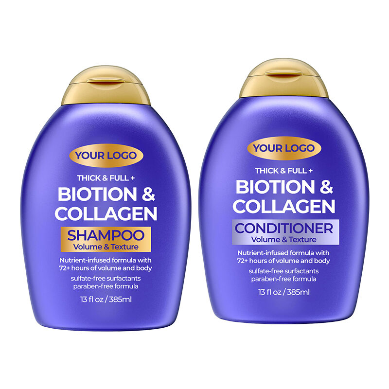 GreenLem BIOTION &COLLAGEN Cream Shampoo & Conditioner Set with for Silky Smoothness Oil-Control Hair-Loss Prevention(pic9)